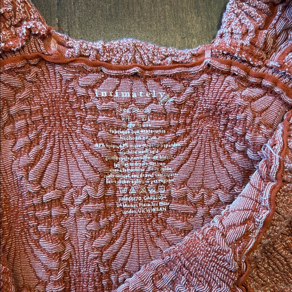 Free People- Love Letter Cami- Tangerine/orange - Picture 6 of 6